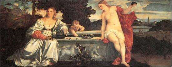 【单选题】以下作品中,是文艺复兴时期第一幅大型的描绘真人大小的女性裸体的布面油画的是: