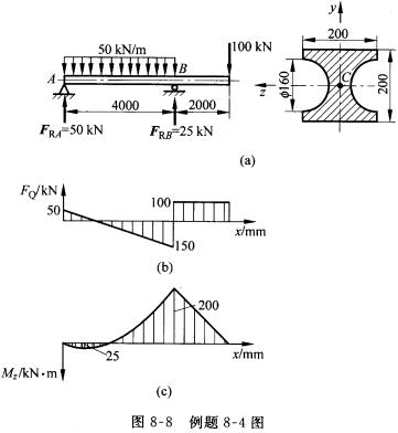 受力情况相同的三种等截面梁它们分别由整块材料或两块材料并列或两块