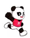 十四运会吉祥物中的()手举火炬，展翅飞跑，寓意奔向新时代。