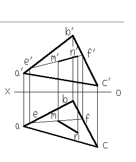 由图判断点和直线与平面的从属关系()。