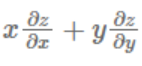 设函数f（u）可导，z=f（y/x），则：=（）。