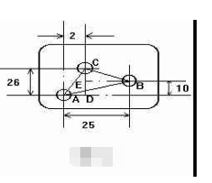有一镗削工件，三孔A、B、C的坐标尺寸如下图所示，为检验上的需要，试计算三孔A、B、C的中心距尺寸。