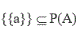 設(shè)A={a，{a}}，下列命題錯(cuò)誤的是（）。