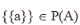 設(shè)A={a，{a}}，下列命題錯(cuò)誤的是（）。