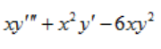 微分方程的阶数为（）。