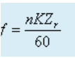 设K为通电方式系数，M为励磁绕组的相数，Zr为转子齿数，n为转速，则脉冲电源的频率f的计算公式为（）