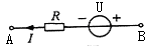 电路如图所示，设U=12V、I=2AR=6Ω，则UAB=（）V。