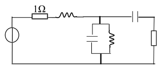 电路如图所示，当并联电路LC发生谐振时。串联的LC电路也发生谐振，则串联电LC的L1为：()。