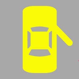 机动车仪表板上如图所示亮，提示左侧车门未关闭。（）