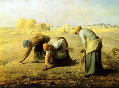 法国画家米勒生活在贫富差距加大、阶级矛盾尖锐的时期，他长期居住在农村，与农民一起劳动，深知农民的艰辛