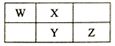 4种短周期元素在周期表中的位置如下图，X原子最外层有6个电子。下列说法不正确的是（）。