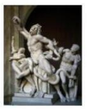 “高贵的单纯和静穆的伟大” 是艺术家温克尔曼对古希腊艺术，特别是雕塑艺术的评价，下列选项中，不属于古