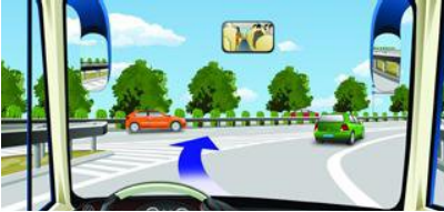 驾驶机动车在高速公路匝道提速到每小时60公里以上后直接驶入行车道。()