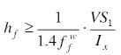 (I)计算组合梁腹板与翼缘的连接角焊缝公式中，S1为()。