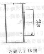 (1I)在正常情况下，根据普通螺栓群连接设计的假定，在M≠0时，构件B()。