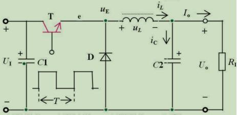 图为串联（降压型）开关电路原理图，如果电容C2开路，则对电路的影响主要是（）。