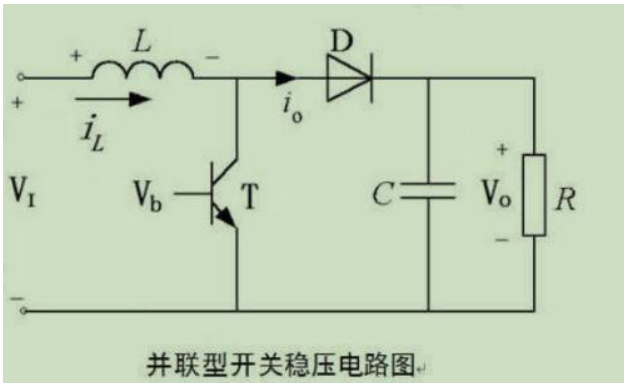 如图为并联型关稳压电路图，下列说法错误的是()。