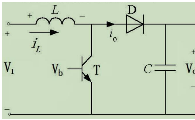 如图所示为并联型开关稳压电路图，下列说法错误的是()。