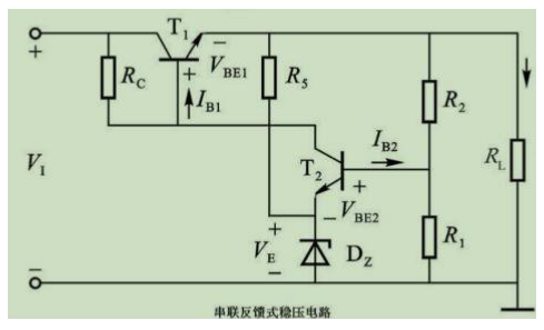 关于串联反馈式稳压电路，下列说法有误的是()。