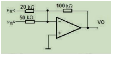 如图所示，设运放是理想的，当输入电压VS1，VS2均为1V时，其输出电压Vo=()。