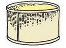 一个圆柱形粮囤，从里面量得底面半径是1.5米，高是2米，如果每立方米玉米约重750千克，这个粮囤能装