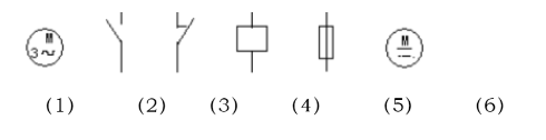 电气原理图中以下图形表示什么元件？用文字说明。
