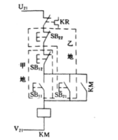 下面电路是三相异步电动机的什么控制电路？说明原理。