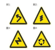 下列哪个标志提示驾驶人连续弯路()。