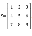 想要在 MATLAB 中产生二维数组下面哪些指令不能实现目的？