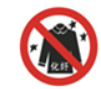 该标志表示禁止穿化纤服装作业。（）