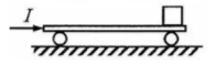 如图，一质量为M的平板车位于水平地面上，其前端放-质量为m的木箱，木箱与车之间存在摩擦，车与地面之问