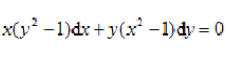 下图方程的常数解是y=±1，x=±1。（)下图方程的常数解是y=±1，x=±1。()A.错误B.正确