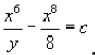 方程dy/dx=6y/x-xy^2的所有解为。（)