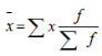 计算算术平均数的简单算术平均法，其计算公式是()。