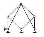 分析下图所示体系的几何组成，该体系为()。