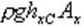 表面积为A的曲面的静水总压力在水平方向x的分量为（)。表面积为A的曲面的静水总压力在水平方向x的分量