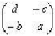 设2阶矩阵A=，则A的伴随矩阵为()。
