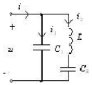 图示正弦电路中，若，且电流有效值I1=4A，I2=3A，则总电流有效值I为（)。图示正弦电路中，若，