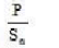 当功率的有名值为s=P+jQ时，（功率因数角为φ)，取基准功率Sn，则有功功率的标么值为（)。