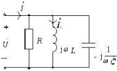 图示正弦电路中，R=6Ω，ωL=8Ω，=4Ω，则IL与总电流I的相位关系为（)。图示正弦电路中，R=