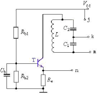 欲使电路产生正弦波振荡，图中j，k，m，n四点应如何连接？()