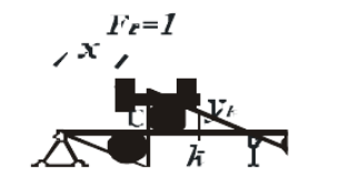 图示为伸臂梁截面C的剪力影响线。图中任一截面k处的竖标yk表示单位力FP=1移至k处时引起的C截面上