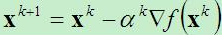 变尺度法的基本迭代公式是下面的哪一个？（)