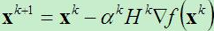 变尺度法的基本迭代公式是下面的哪一个？（)
