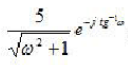 已知系统频率特性为5/（jω+1)，则该系统可表示为（)。