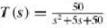 根据方框图所示，闭环传递函数T(s)=Y(s)/R(s)为：()