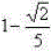设随机变量ζ在区间[0，5]上服从均匀分布，则方程4x2+4ζx+2=0有实根的概率为（)。